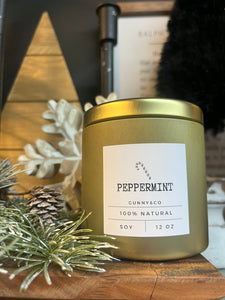Peppermint 12oz Candle