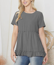Load image into Gallery viewer, Blue Grey Blouse XLarge
