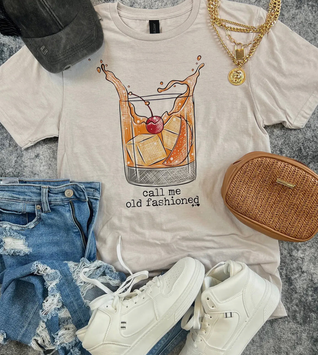 Large Call Me Old Fashioned Tee