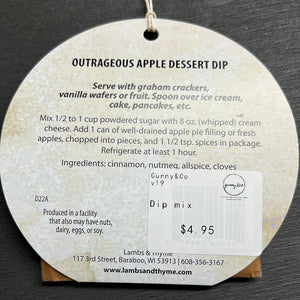 Outrageous Apple Dessert Dip